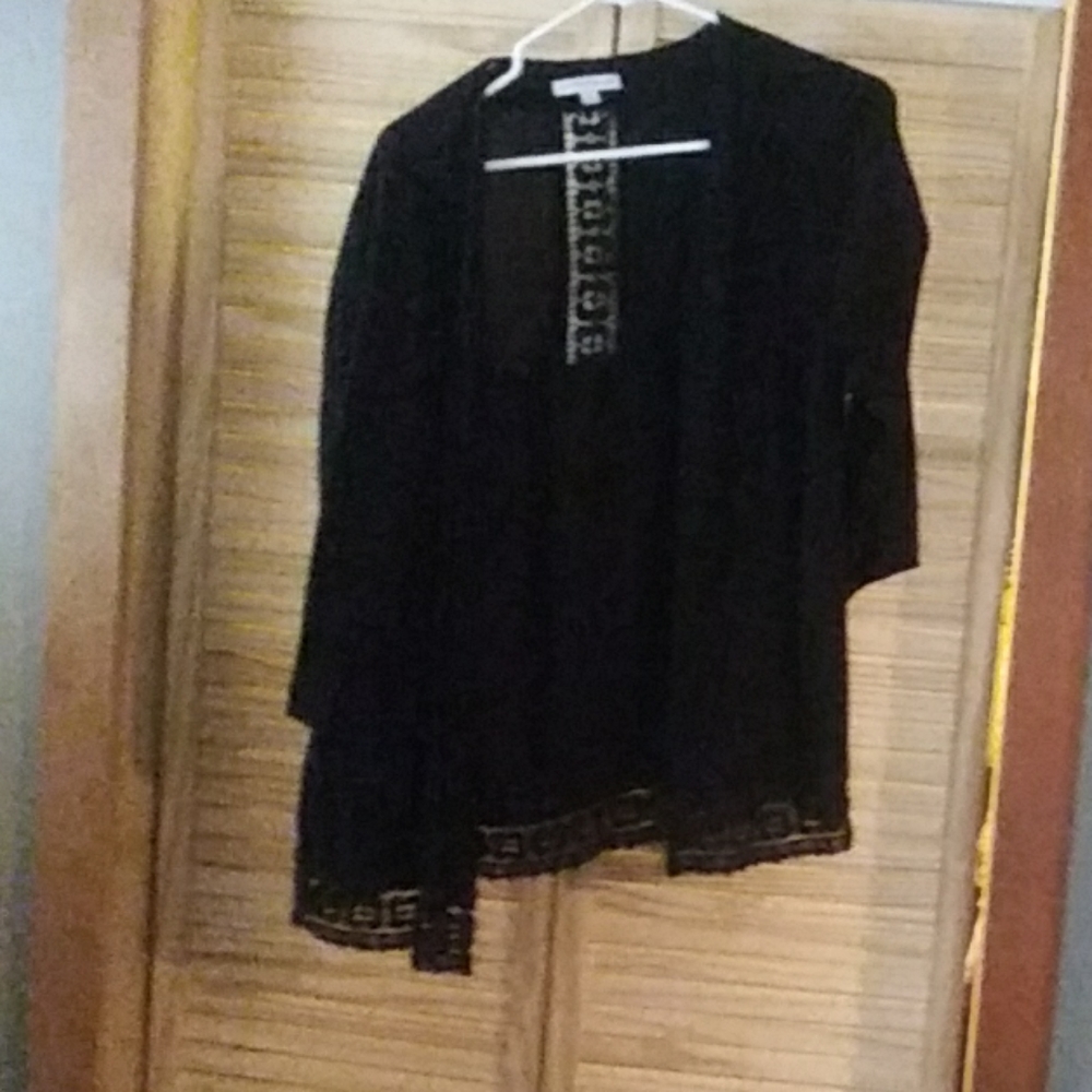 Black and Lace shell